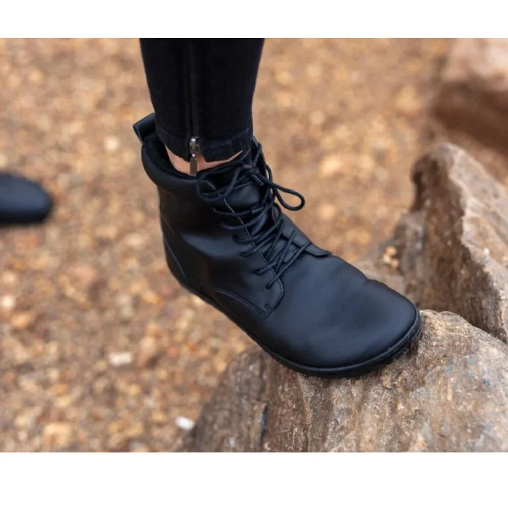 ZAQQ Quintic Vegan Barefoot Winter Boots in Black with Zipper size EU37 - Picture 6 of 9